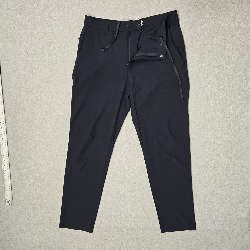 Fabletics Men Activewear Pants S Navy Blue The Only‎ Pants Drawstring 28" Inseam